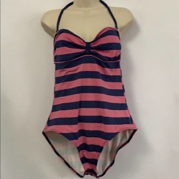SPLENDID STRIPED SWIMSUIT‎ SIZE L - Picture 1 of 6